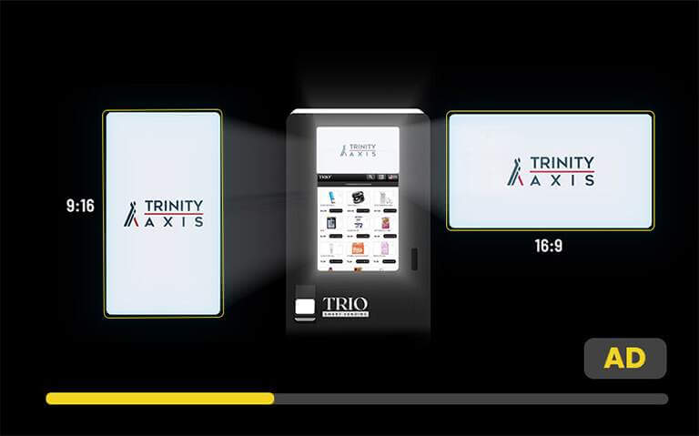 TRIO Compact DOOH Digital Advertisement Screen Space