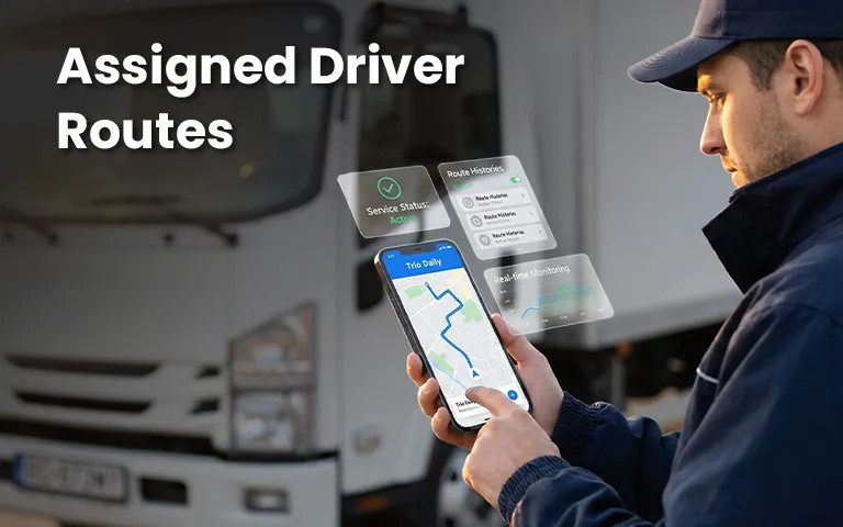 TRIO Daily Plus Assigned Driver Routes - My Routes