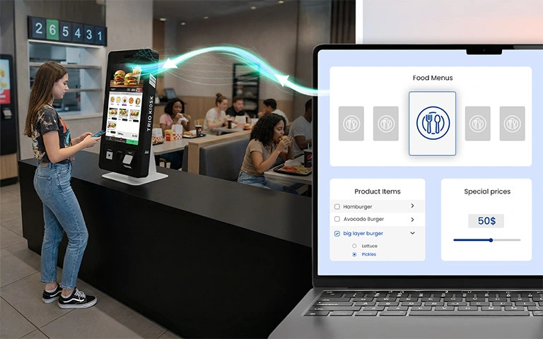 TRIO VMS - Dine-In Management Feature