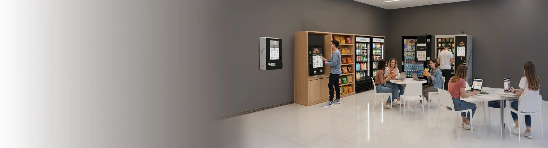 TRIO All Products - Modern Breakroom Vending Kiosks