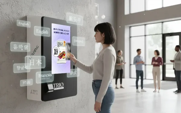 TRIO - Digital Advertisement Service - Multi-lingual Advertisement feature