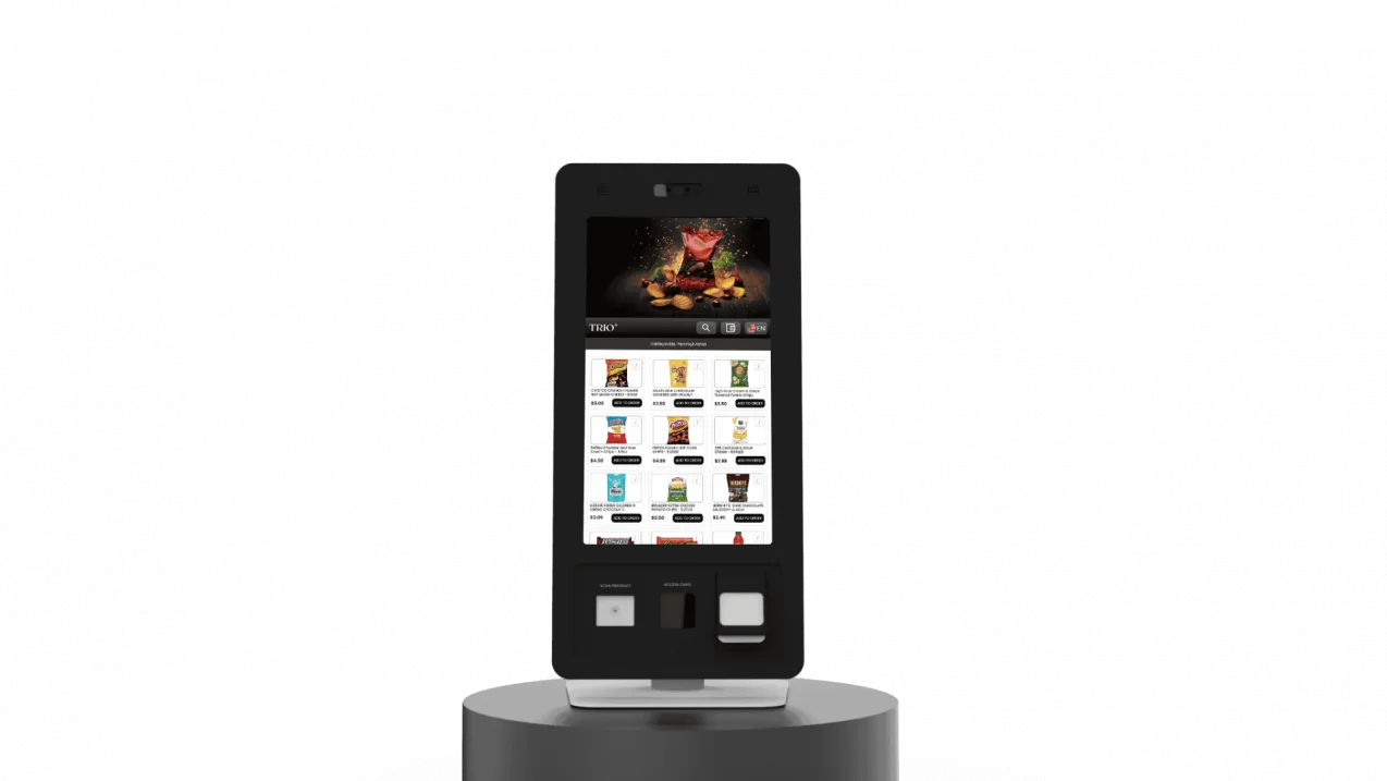 TRIO Micro market Retail Kiosk Product Slider