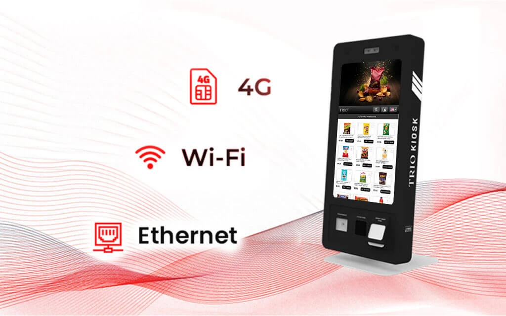 TRIO Kiosk Multiple Network Connectivity